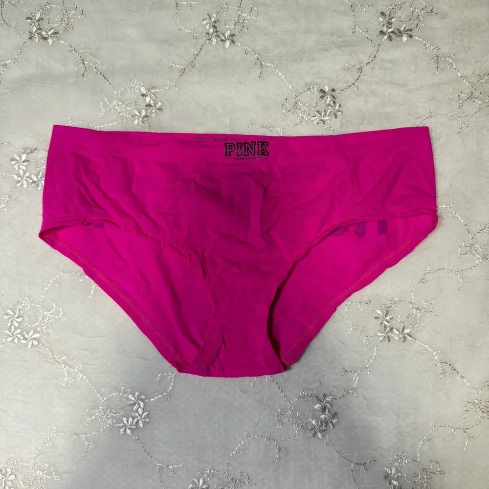 NWT Victoria’s Secret PINK “Hot Stuff” cheeky panty — size L — rare